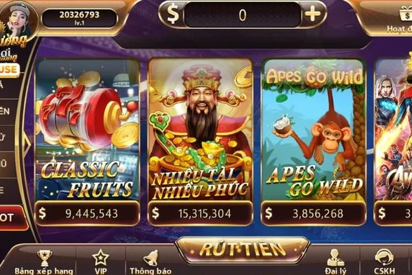 Slot game và nổ hũ Win23