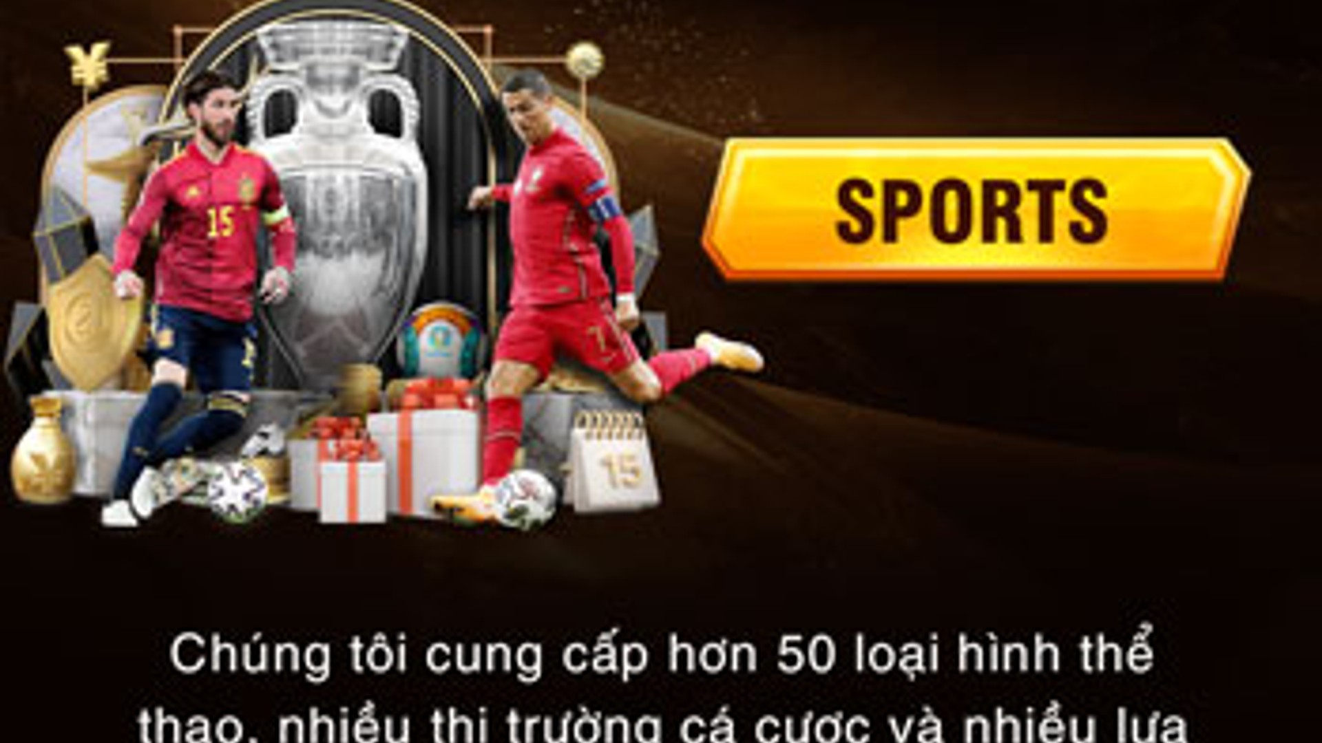 Sân vận động với đa dạng môn thể thao, biểu tượng của cá cược thể thao Win23